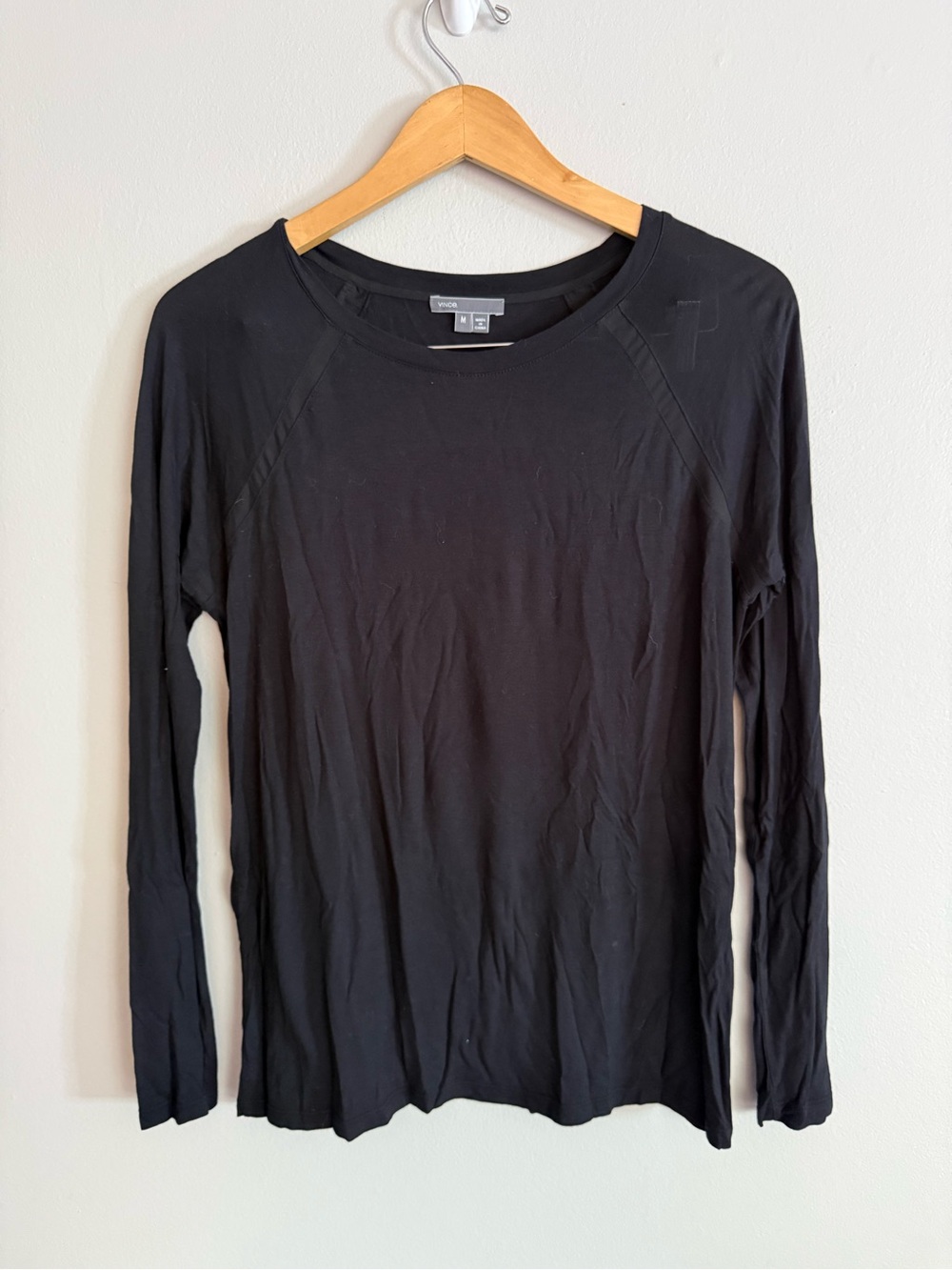 Vince Women’s M Shirt Black Long Sleeve Top
